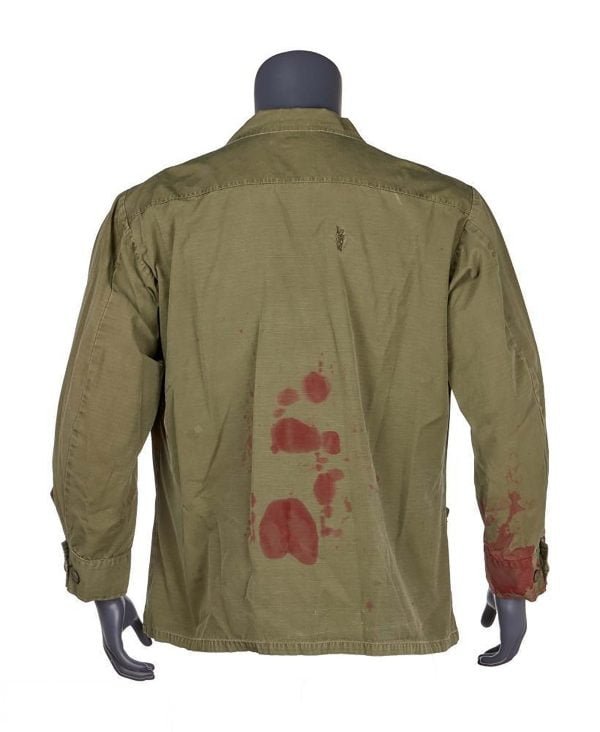 Jack Blacks Bloody Army Jacket from Tropic Thunder