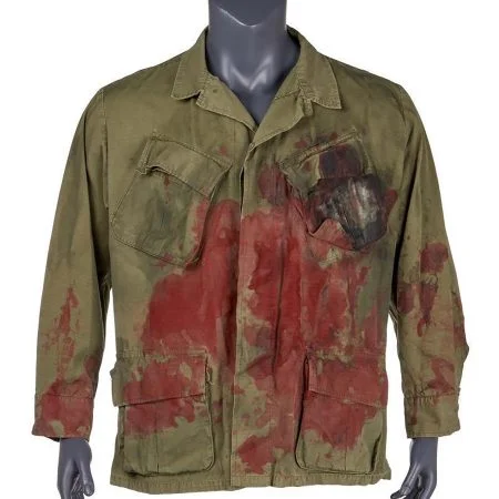 Jack Blacks Bloody Army Jacket from Tropic Thunder